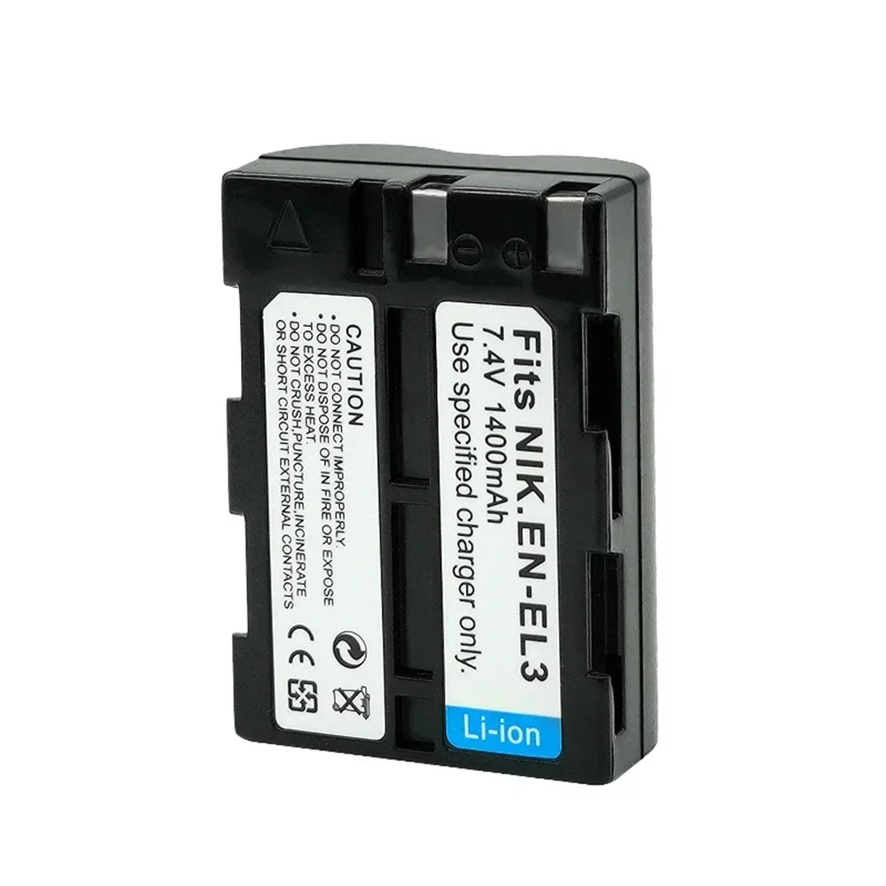 1400mAh EN-EL3e EN EL3e ENEL3e EL3E Battery and Charger for Nikon D30 D50 D70 D70S D90 D80 D100 D200 D300 D300S Camera Batteria