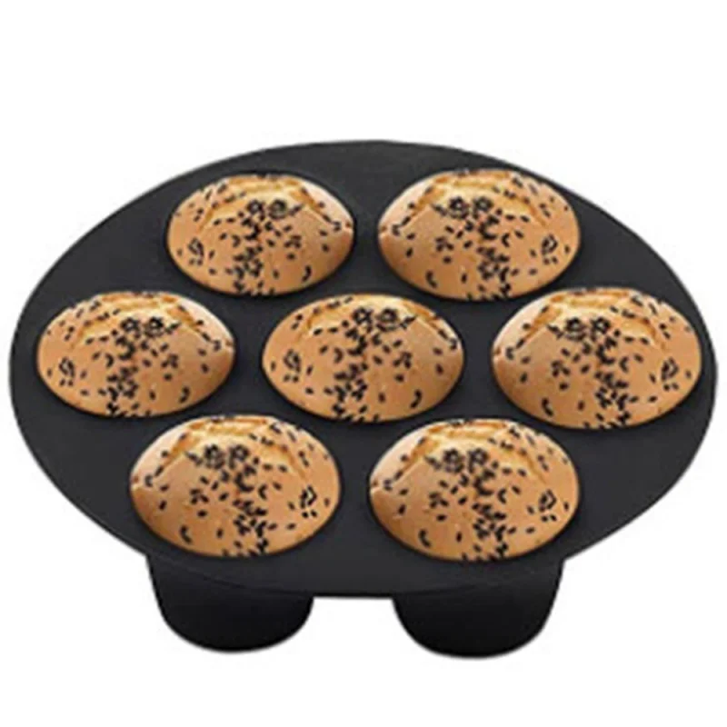 7 Holes Airfryer Silicone Muffin Pan Cupcake Mold for 3.5 to 5.8 L Air Fryer Accessories Non Stick Mini Cake Mould