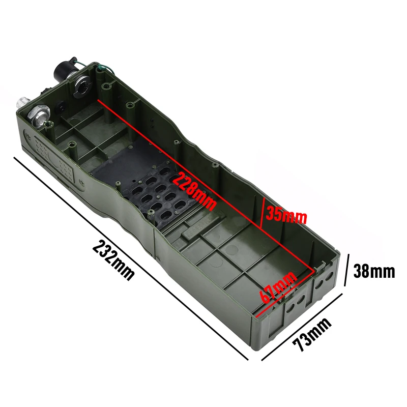 WADSN Tactical PRC-152 PRC 148 Interphone Model Dummy Radio Box Antenna Package No function Virtual Model Fit Baofeng UV-5R