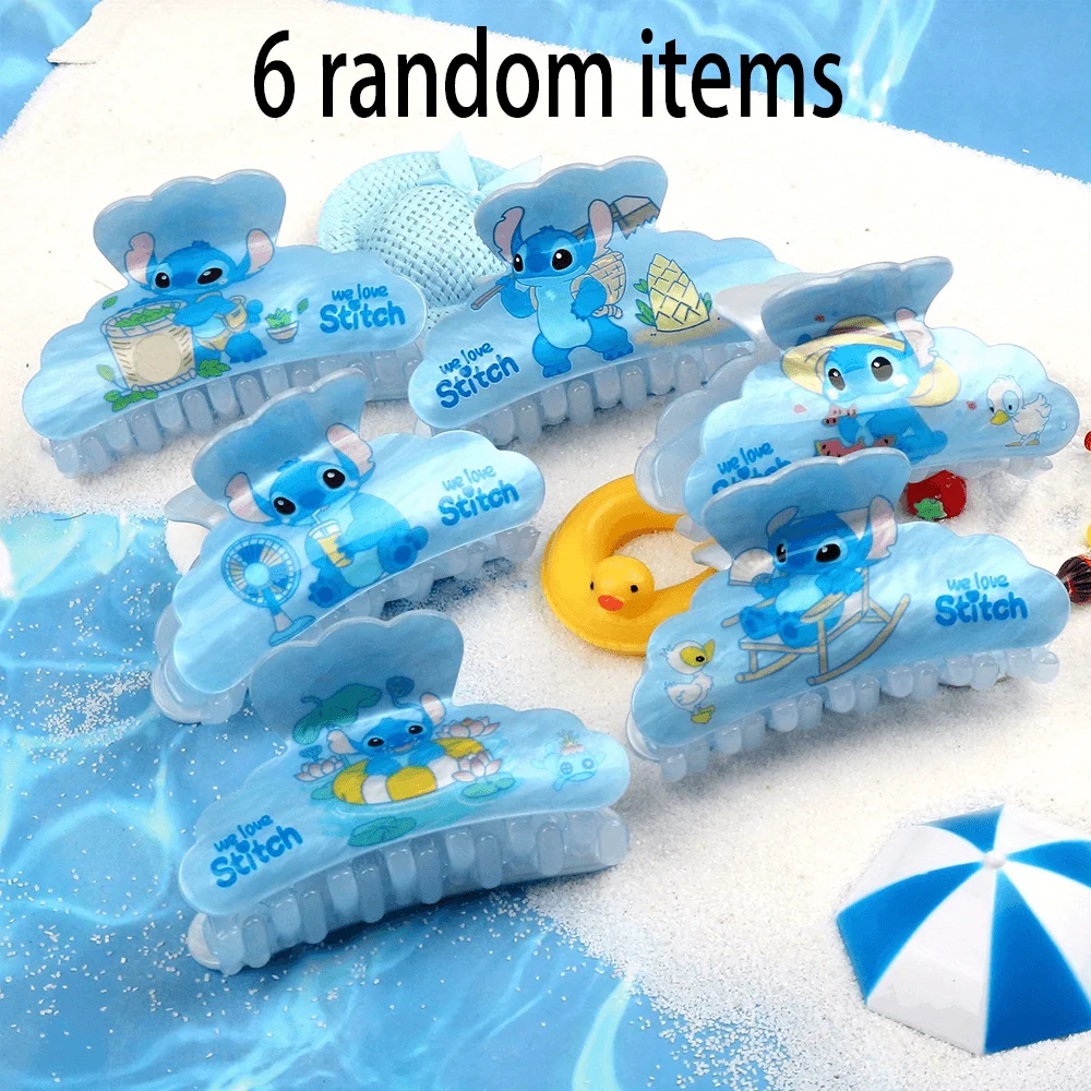 

Светло-голубая заколка для волос серии Steezy: очаровательный зажим-акула из акрила, стильный аксессуар для волос