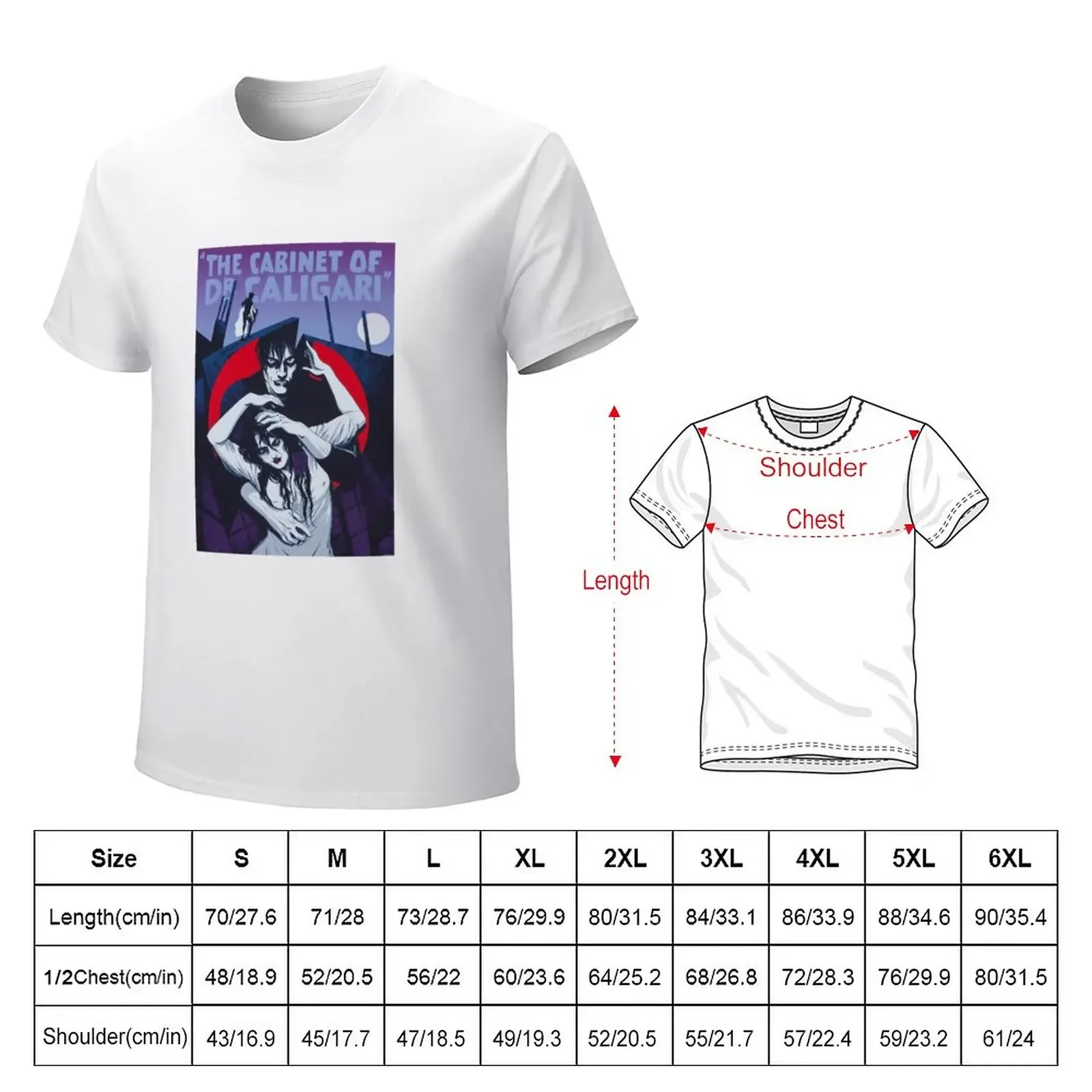 Caligari T-Shirt tees customs plain white t shirts men