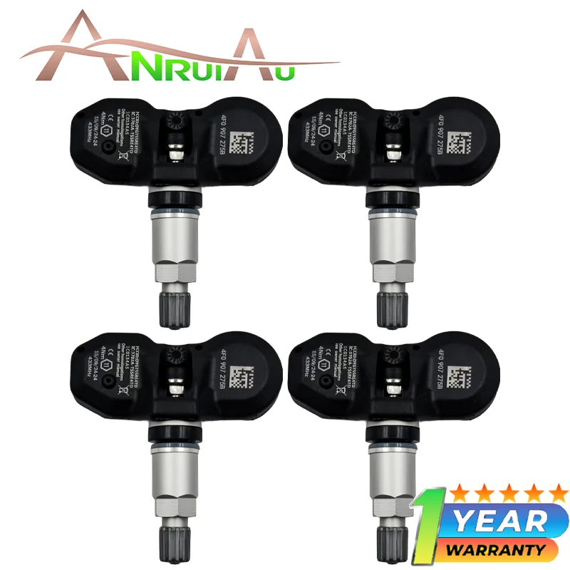 مستشعر TPMS جديد 433 ميجا هرتز متوافق مع أستون مارتن رابيد 2010 V8 فانتاج 2010-2017 V12 فانتاج 2015-2017 4F0907275 #1