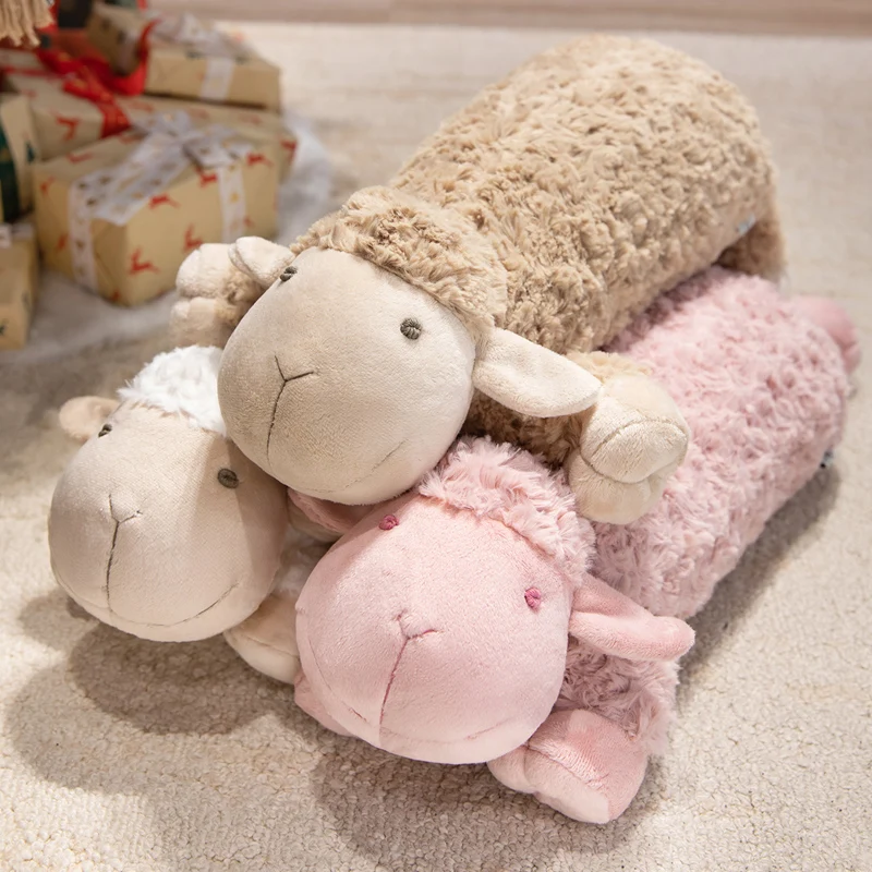 

Kawaii Lying Curly Lamb Plush Toy, Cute Soft Cartoon Stuffed Animal Doll Pillow Cushion For Kids Birthday Christmas Gift