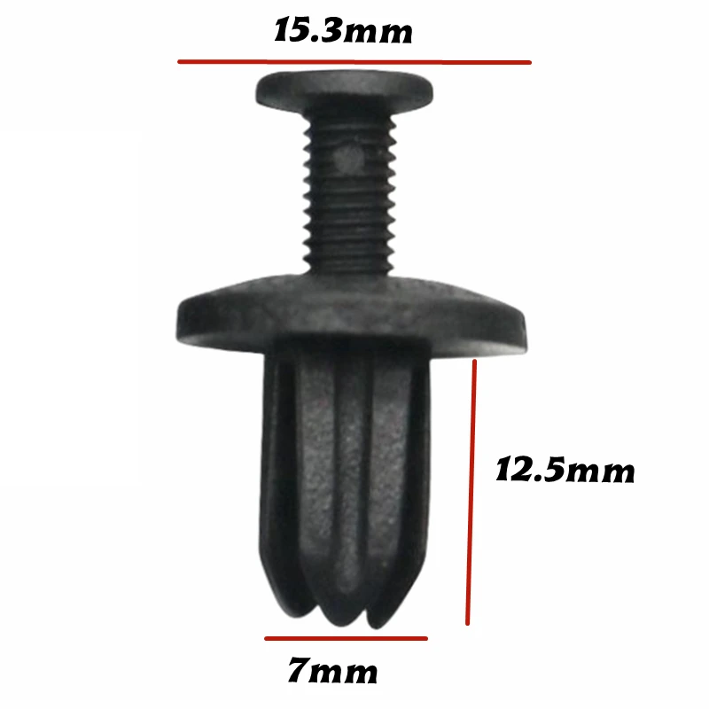 

20Pcs For 7mm Hole Auto Fastener Plastic Screw Automotive Push Retainer Door Panel Trim Clips For Honda 91550-SH3-003 C36