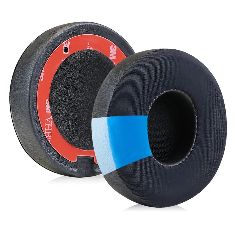 New Ice Gel Ear Pads Cushion For Beats Solo 3 For Beats Solo 2 Bluetooth Headphone Replacement Earpads Soft Protein Leather Foam
