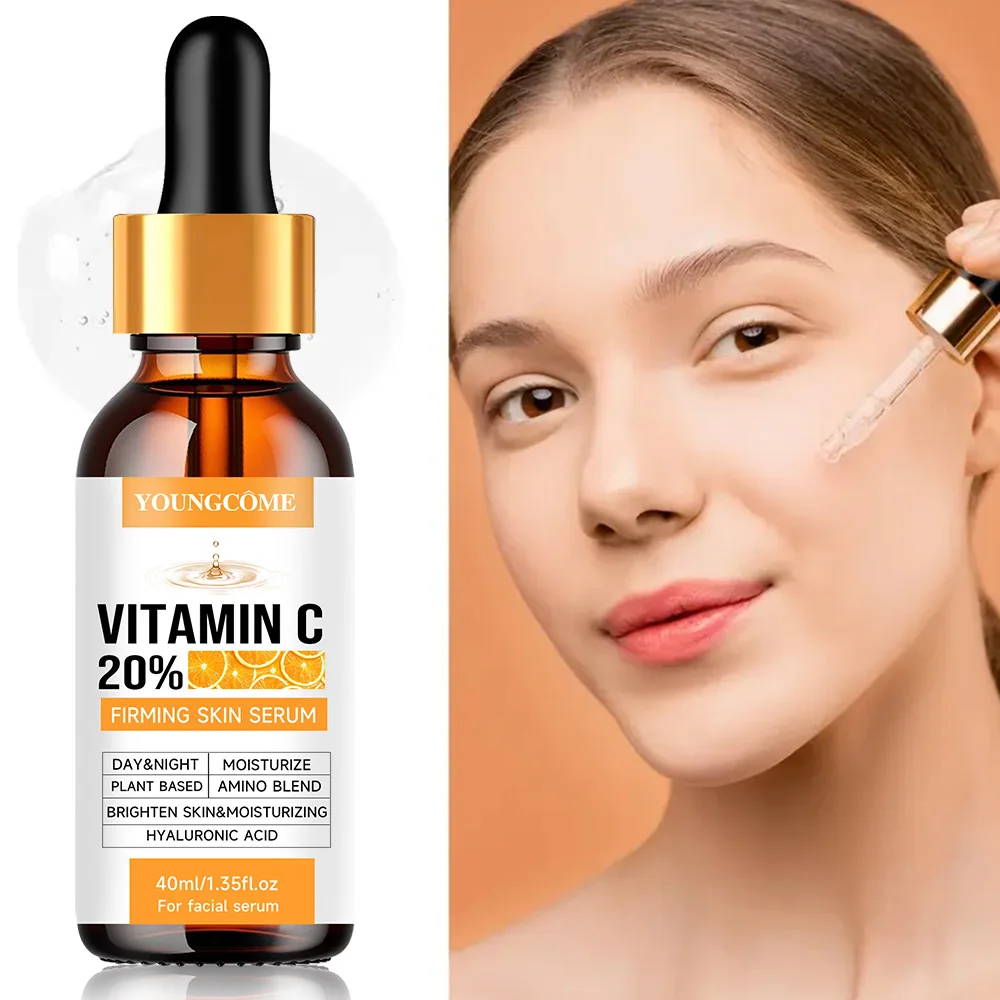 영컴 프리미엄 20% 비타민 C 세럼 (히알루론산, 레티놀 함유) - 피부 콜라겐 증진, 안티에이징 & 주름 개선