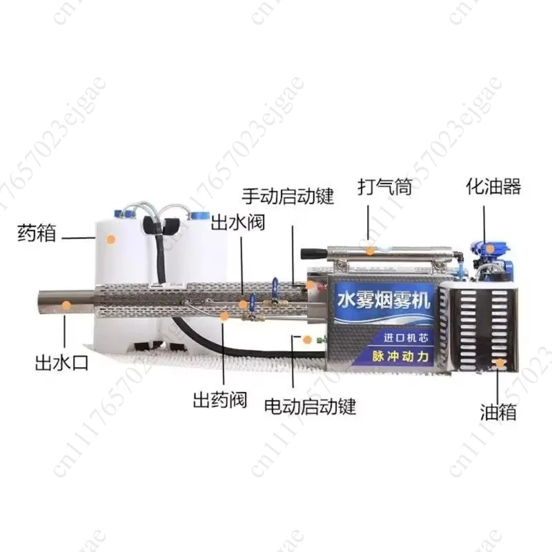 Spray machine Insecticidal pulse type water mist Indoor dual-use machine Greenhouse greenhouse, field spray