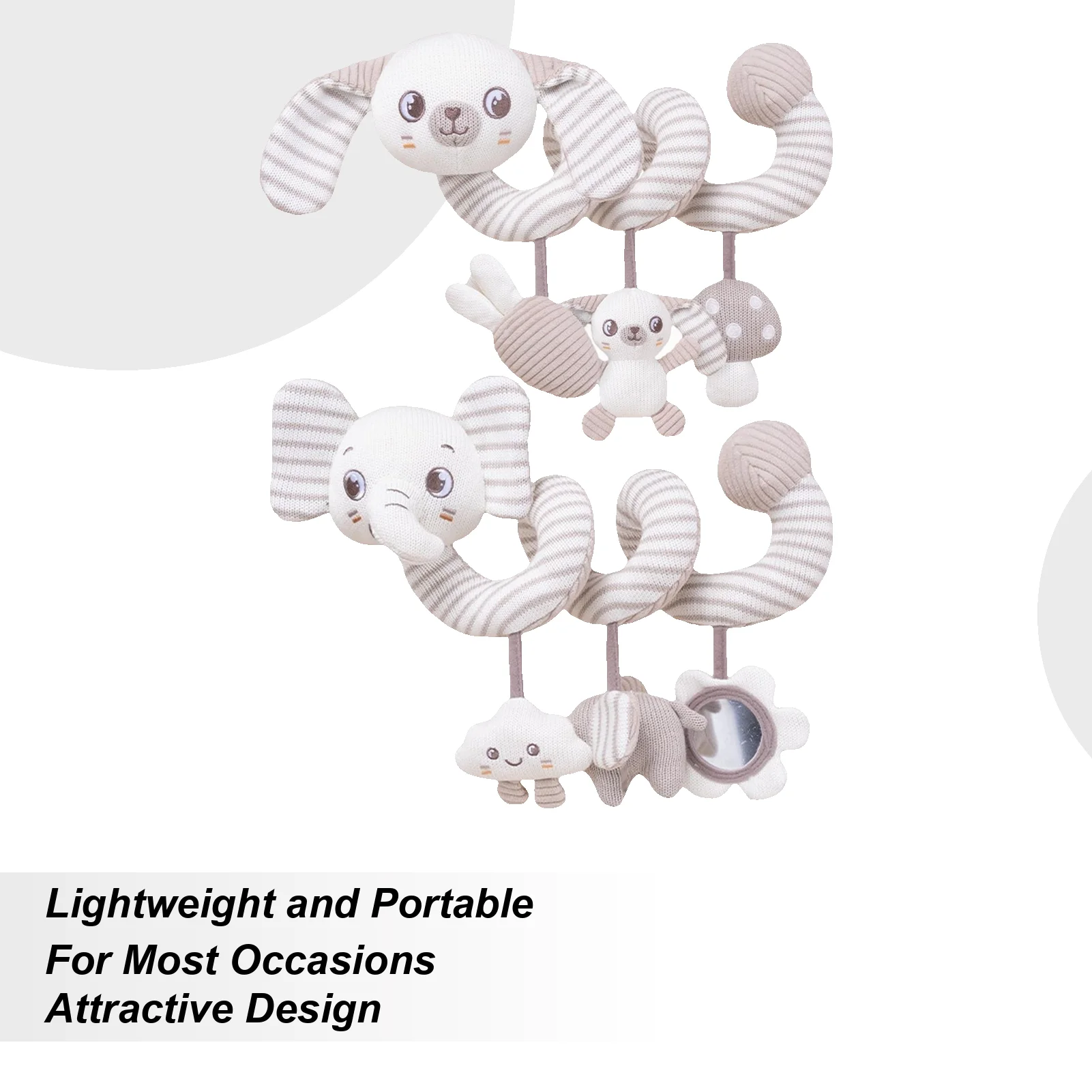 

Car Seat Toys For Babies Spiral Stroller Toys Animal Learning Activities For Girls Boys Crib Cot Travel Park Vacation Outdoor