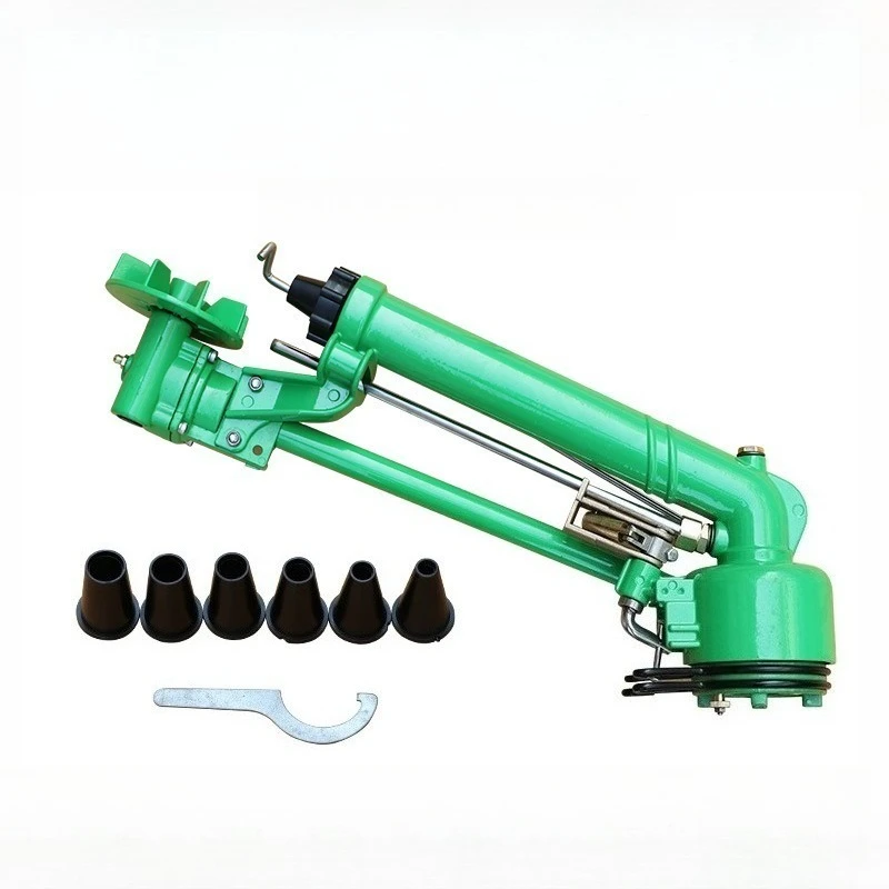 2025Farm Иригационная система Дождевой пистолет Спринклер Большой пистолет Спринклер для орошения фермы