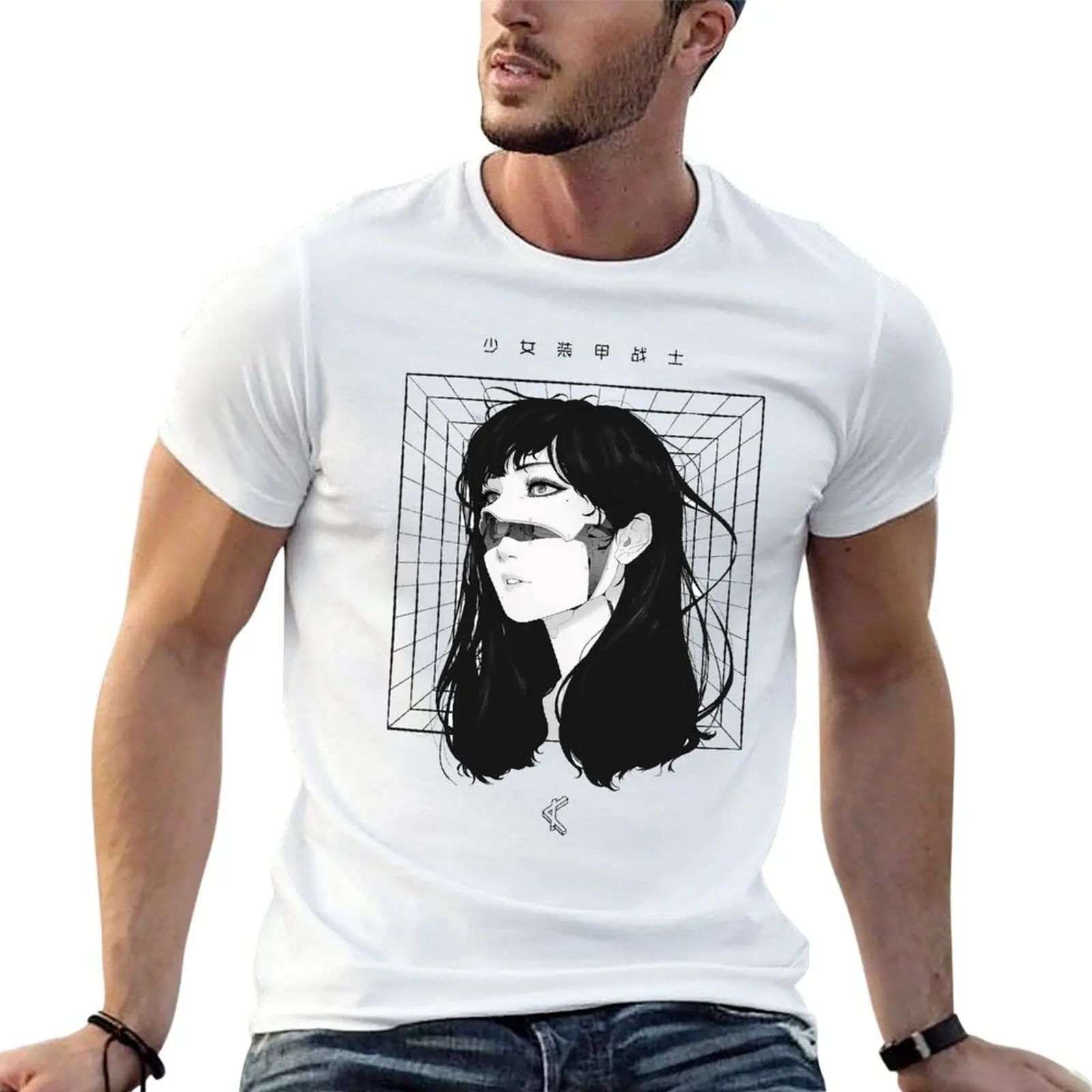 Cyborg girl T-Shirt Big Size Daily Wear T-Shirt