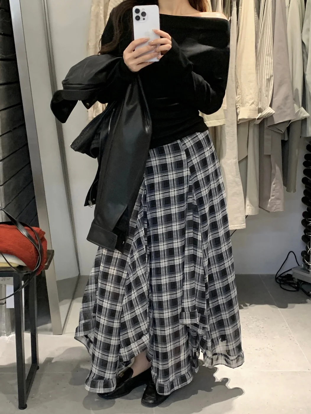 

Юбка Hellokay в стиле ретро, большая, в клетку, миди, женская, для осени и весны, с завышенной талией, А-силуэт, повседневная, элегантная