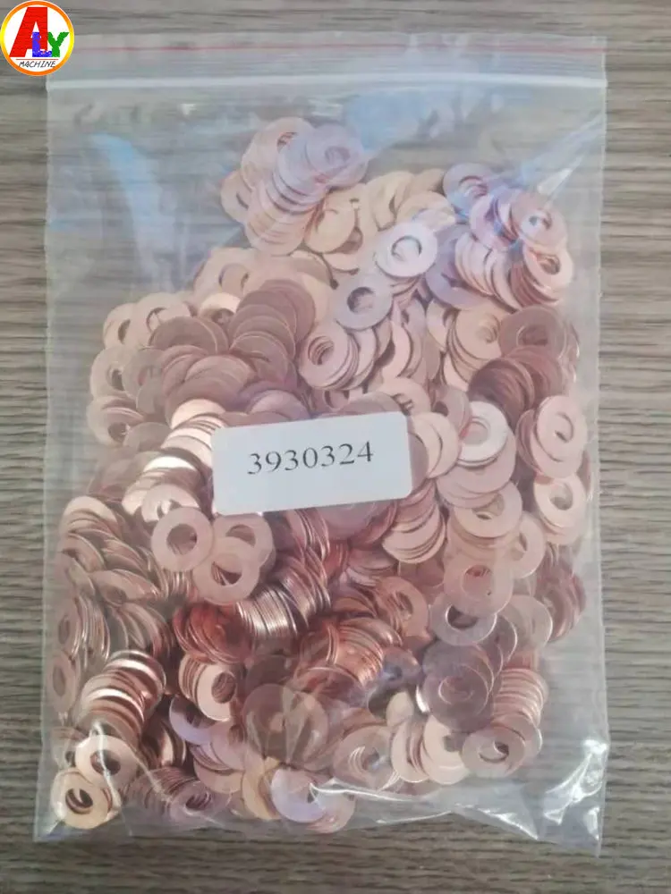 100PCS CRIN Injector Nozzle Copper Washer Gaskets Thickness 1.5mm Inner Diameter 12-20mm