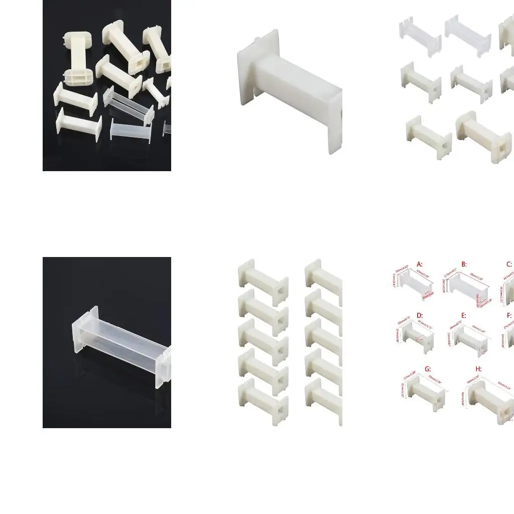 10PCS Large for Square Wire Bobbin Coil Plastic Shelf Speaker Crossover Coil Skeletons for Fequency Divider Speaker