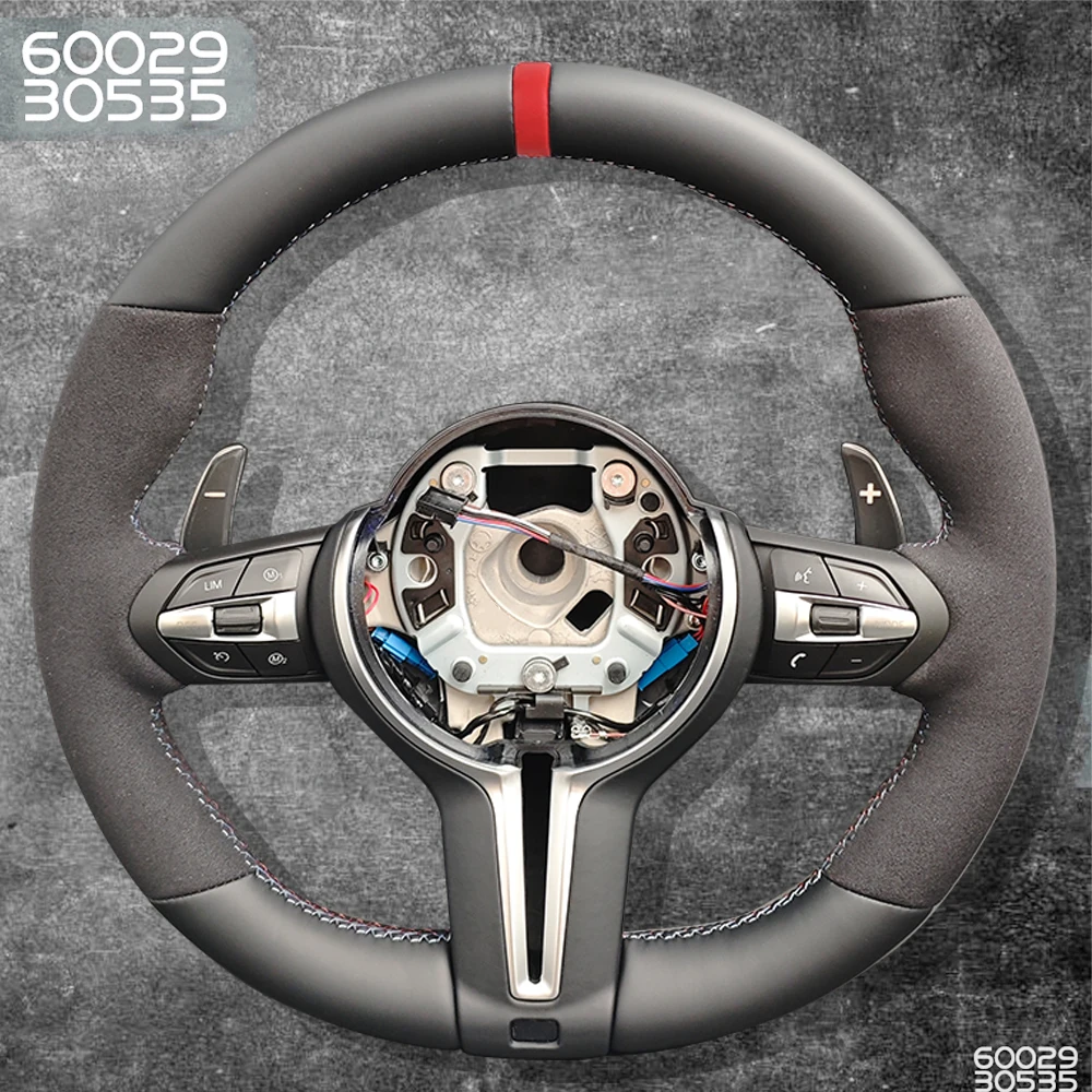 Volante Mezza Alcantara per BMW F10 F11 F20 F21 F22 F25 F30 F31 F32 F33 F34 F36 F01 F06 F07 F12 F13 M3 M5 M Volante Lekrad