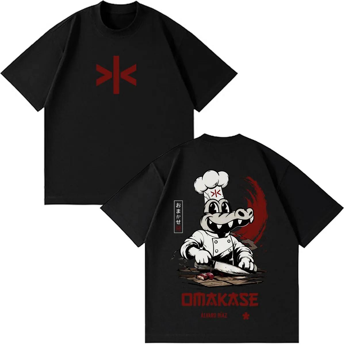 Alvaro Diaz Omakase Album 2026 Tour Merch T-Shirt für Männer und Frauen, ästhetisches Trend-T-Shirt, kurzärmeliges, lässiges, lockeres T-Shirt aus Baumwolle – Detail 2