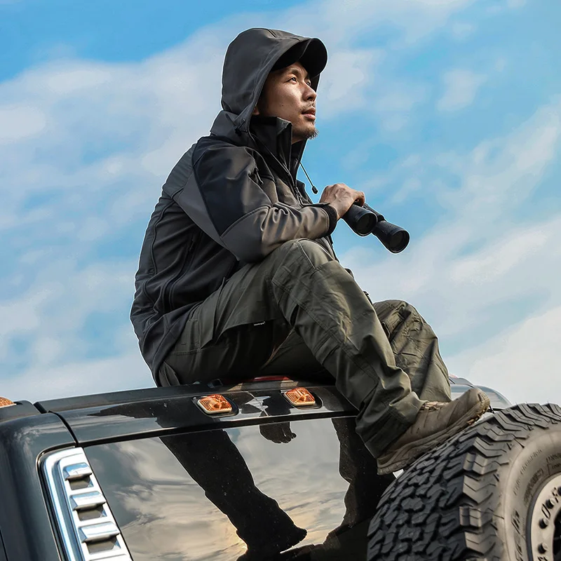 

Emersongear Blue Label Tactical Fierce Capture Triple G2 Functional Tech Jacket Windproof Coat Hiking Outdoor Camping Hunting