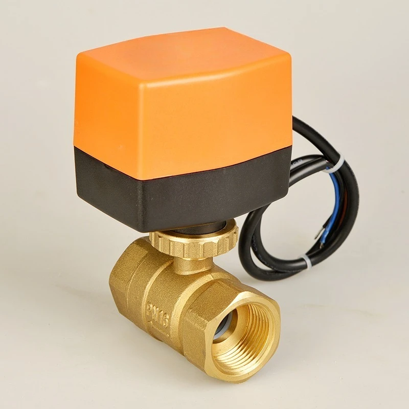 15Mm 20mm 25mm Brass Ball Valve 24V DC Motor Driven Actuator 2-way Valve, Electric Float Switch Valve