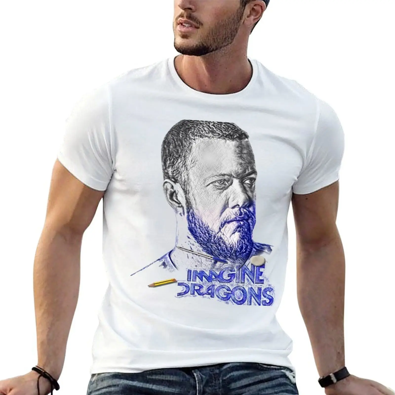 

t man T-Shirt shirts Reynolds for shirt graphic cotton Dan 100% in vintage man tshirt Sketch cotton t