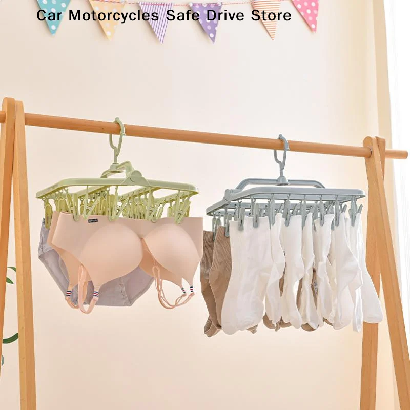【m】varal-de-plastico-dobravel-com-32-clipes-e-gancho-giratorio-360°-para-secar-meias-roupas-Intimas-e-pequenas-pecas-de-roupa-em-casa-ou-no-dormitorio