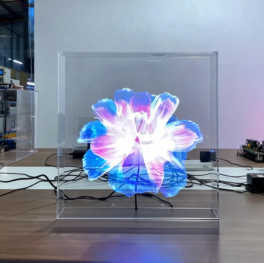 Kép 5: 3D holografikus Drukker Publicitás kijelző lightbox Átlátható szögletes Képkeret Publicitás Cégér ledes ligh Loggia Teendő Cégér számára Bolt