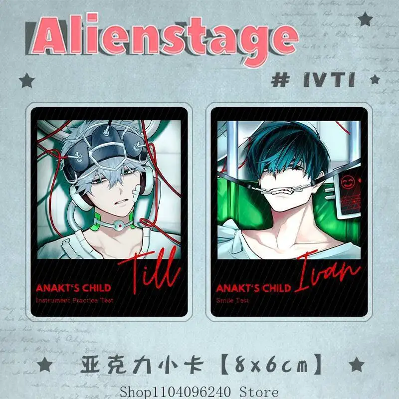 Anime GAME ALIEN STAGE Ivantill Cosplay Anime Tas Sekolah Gantungan Kunci Liontin Gantungan Kunci Mainan Ransel Akrilik Berdiri Model Piring Meja