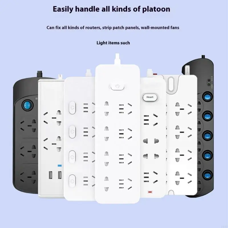 E1PF 5Pcs Adhesive Wall Hook Waterproof Storage Hook For Kitchen Bathroom Organization