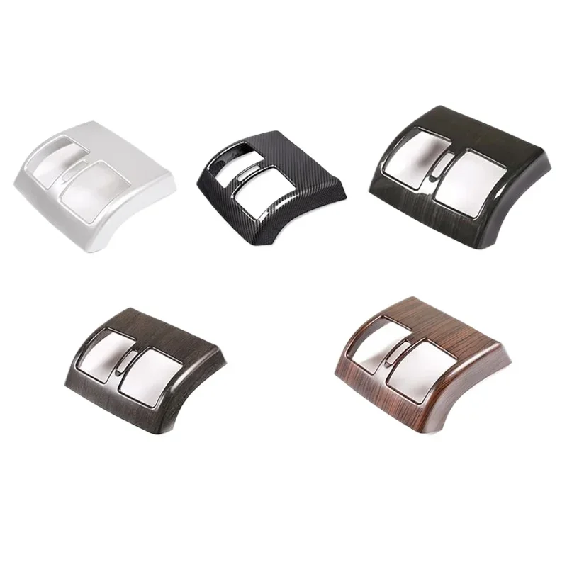 

For 2009-2013 Mercedes Benz C Class W204 ABS Carbon Fiber Car Rear Air Conditioning Vent Cover Trim Stickers Car Accessories