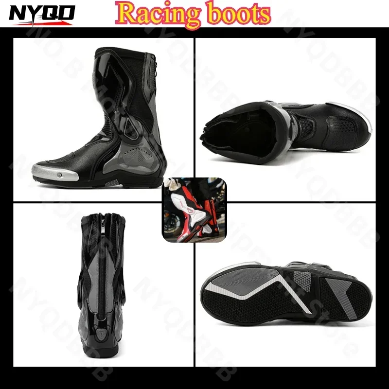 Motorrad-Reitschuhe Knight Four Seasons Off Road Motorrad-Rennstiefel Four Seasons Motorrad-Reiseausrüstung