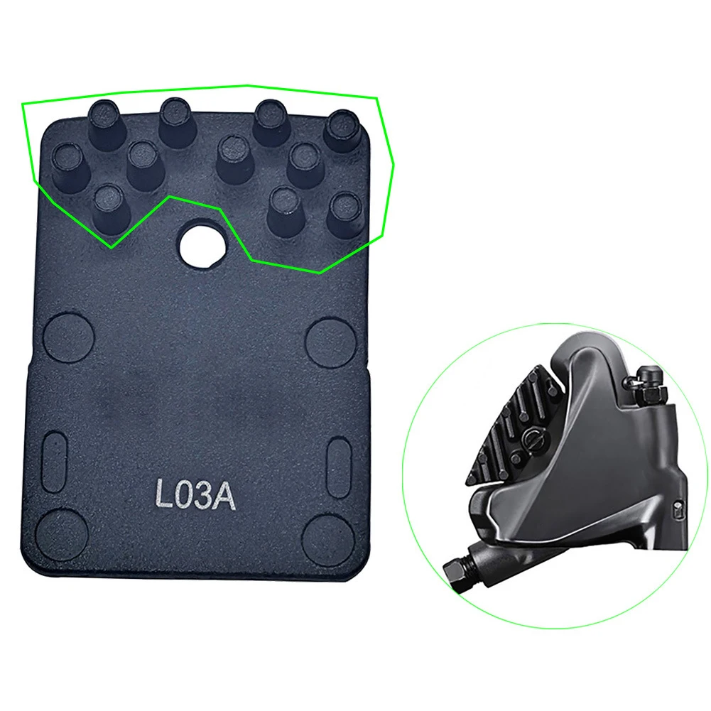 Metal Disc Brake Pads with Efficient Cooling Fins and Alloy Back Plate Compatible with For L03AX For DuraAce Series Models