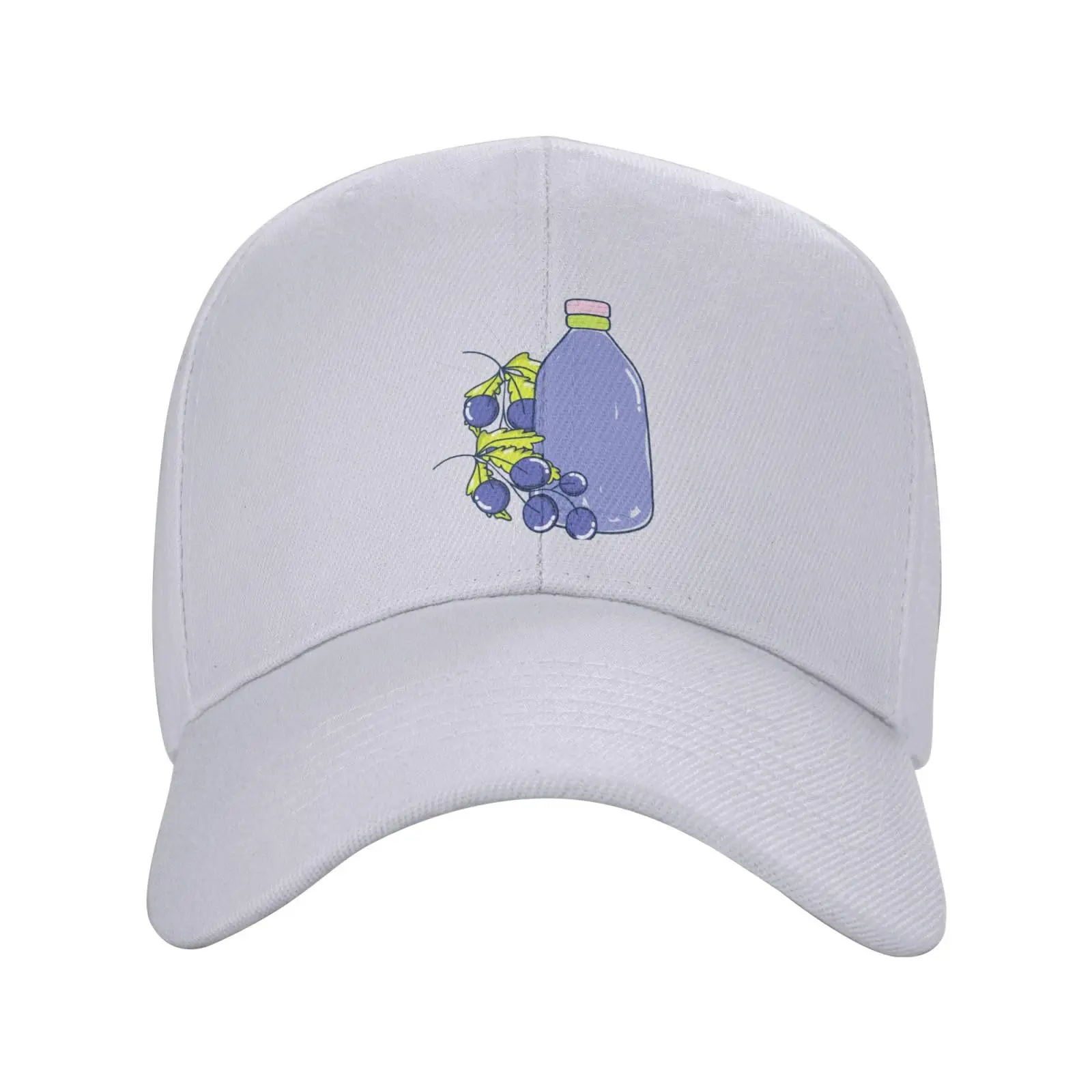 Grape Juice Baseball Caps Cotton High Quality Cap Men Women Hat Trucker Snapback Dad Hats