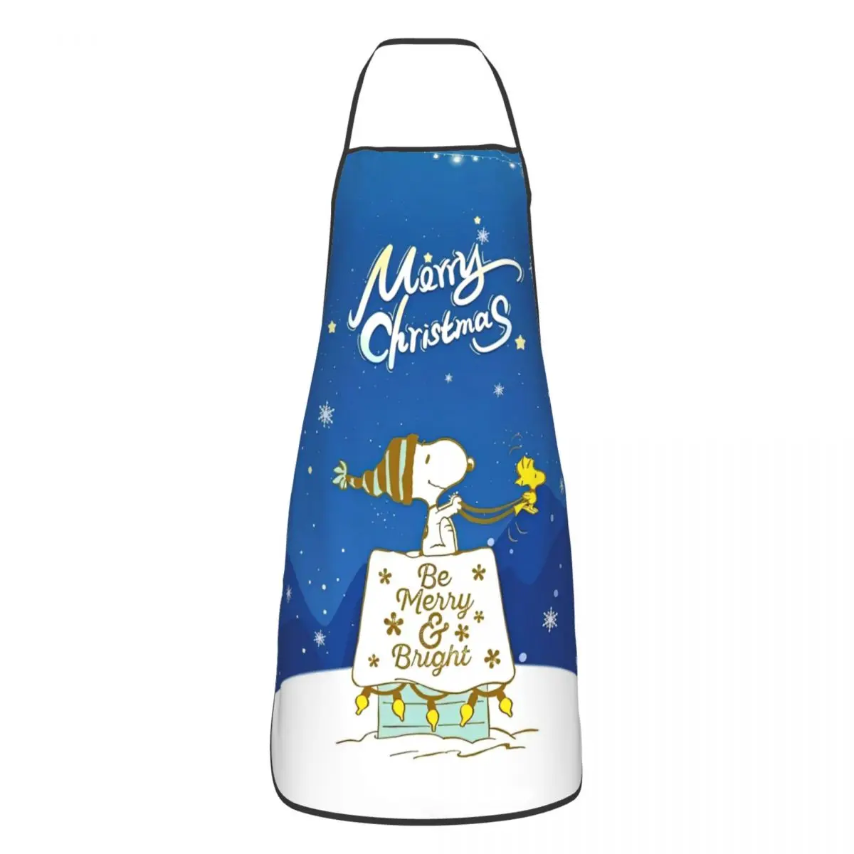 Cute Cartoon Snoopy Cuisine Grill Baking Aprons Sleeveless Pinafore for Unisex Chef Florist Artisan