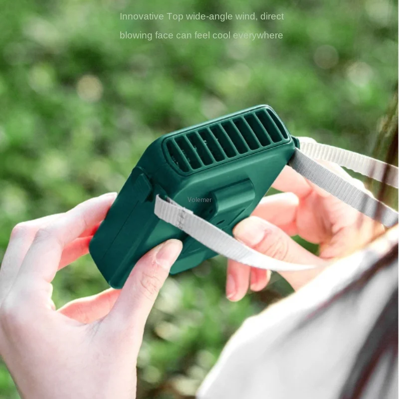 Xiaomi Youpin Camera Kleine Ventilator 2000 Mah Grote Capaciteit Elektrische Ventilator Display Functie Opknoping Hals Fan Handheld Fans Cooling Fans