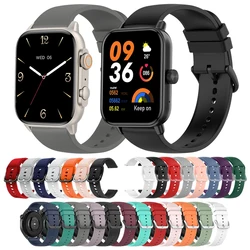 20 22mm Watch Band For COLMI P71 P81 Strap Replacement Strap For COLMI C81/C60/M42/V68/P73/I28 Ultra Soft Silicone Bracelet