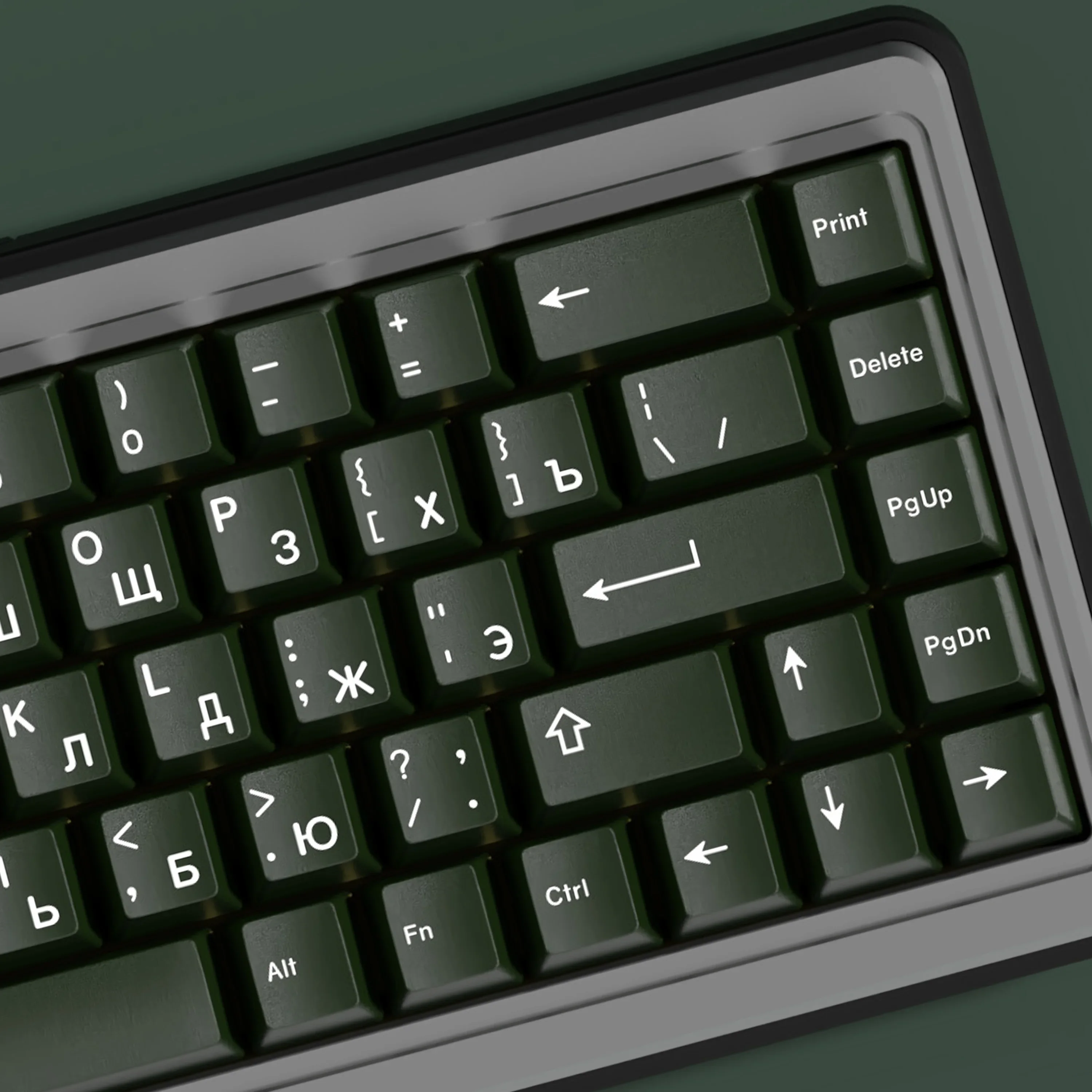 

Emerald keycap custom keyboard pbt sublimation original height keycap split space