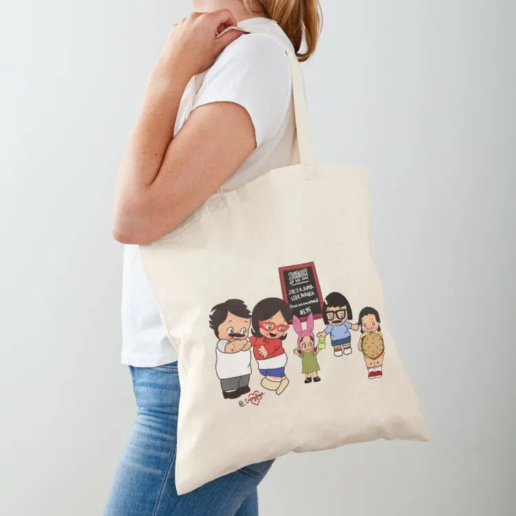 

Burger Kewpies Tote Bag custom fabric bag Lady bag shopper woman reusable grocery bags