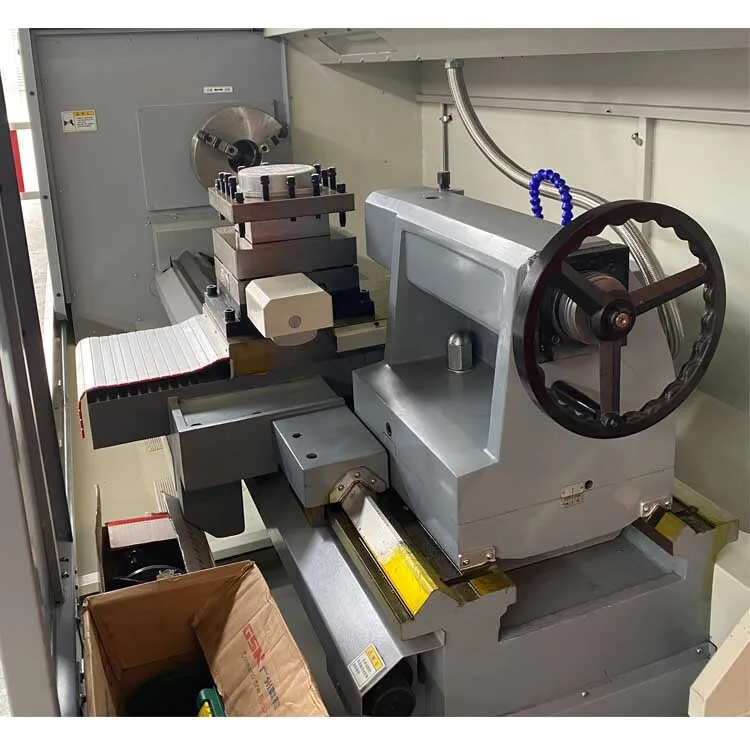 High Precision Small Simple Cnc Lathe Ck6150 Flat Bed Hine