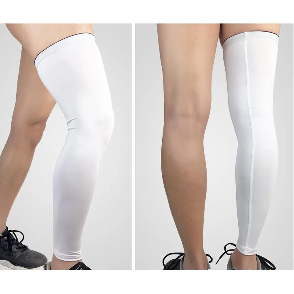 أكمام ضغط الركبة عالية المرونة لدعم الساق جوارب الكاحل لتشغيل الرياضة لتخفيف الآلام دعامة الركبة كم داعم #1