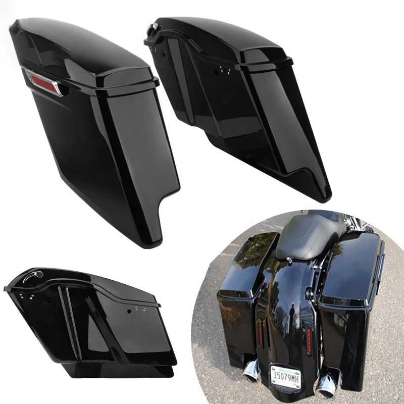 

Заводская поставка Материал ABS Краткая и одноцветная боковая коробка для мотоцикла Боковой чехол Жесткие сумки для хранения 14-20