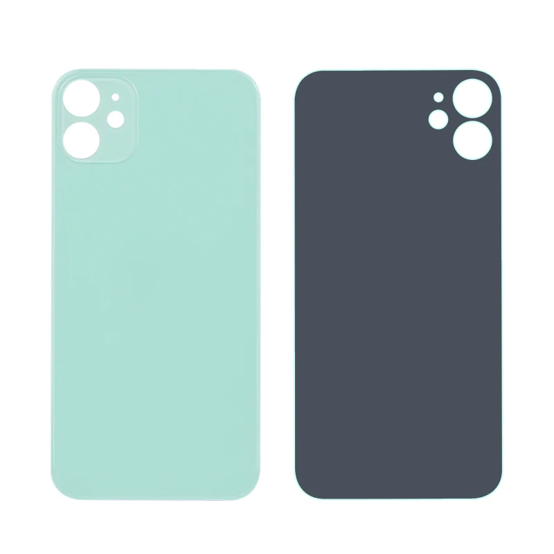 No Logo U.S. Ver1:1 OEM High Quality Big Hole Back Glass Replacement For iPhone 11 / 11 Pro / 11 Pro Max Rear Glass Big Hole