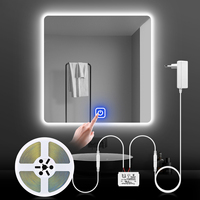 Bathroom Makeup Mirror LED Light Strip 12V Dressing Table Background Lighting Dimmable Touch Sensor LED Vanity Light For Decorat
