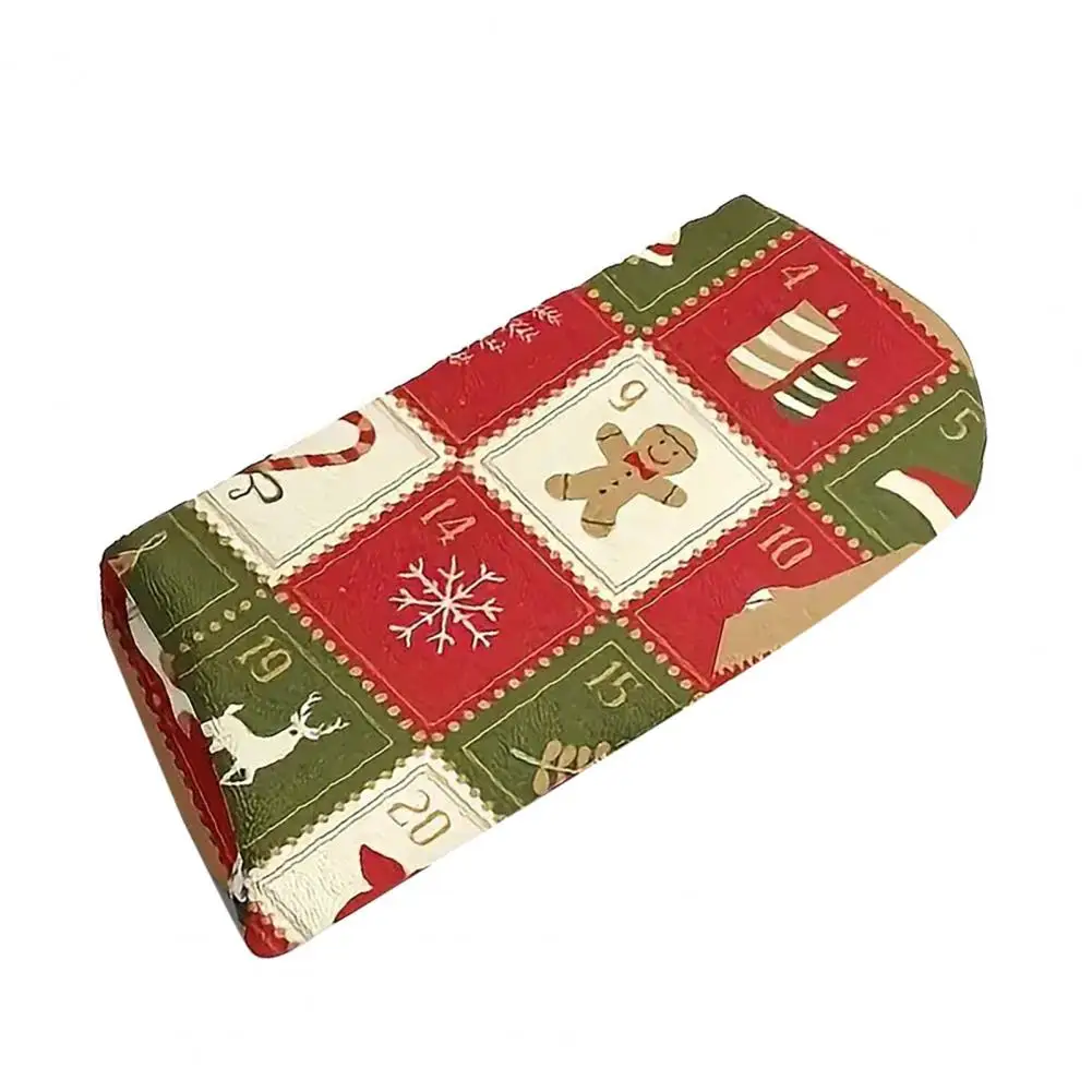 Festive Flannel Blanket Festive Christmas Throw Blanket for Bedroom Room Decor Retro New Year Office School Nap Blanket