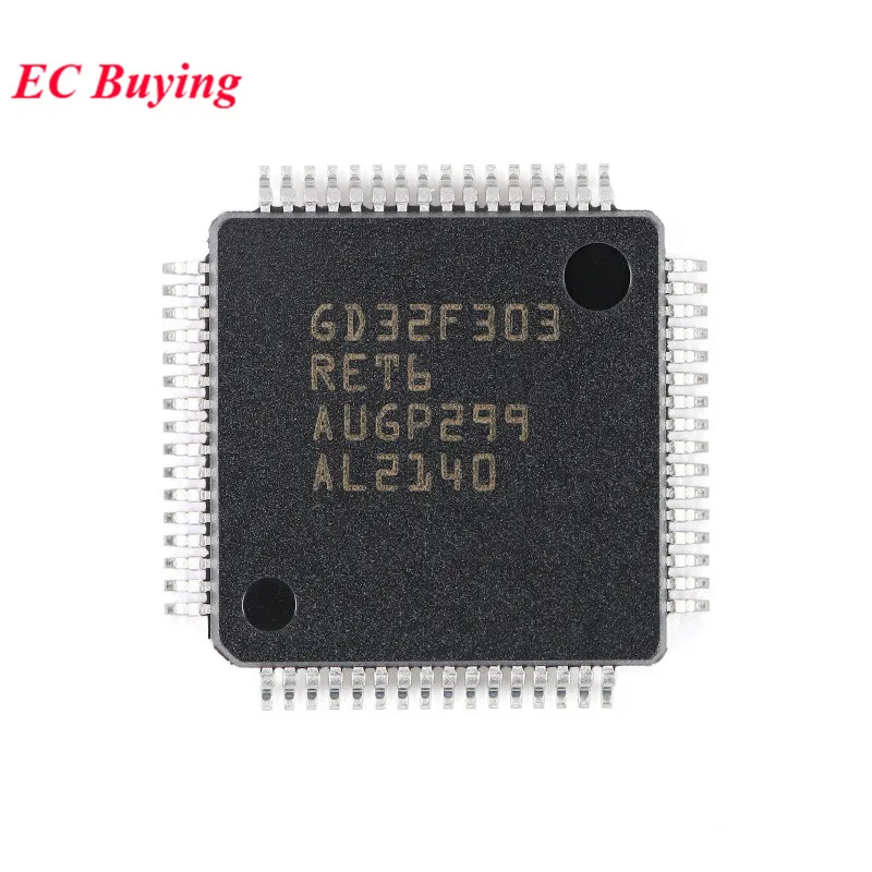 GD32F303RET6 GD32F303 GD32F 32F303RET6 LQFP-64 ARM Cortex-M4 32-bit Microcontroller MCU IC Controller Chip New Original