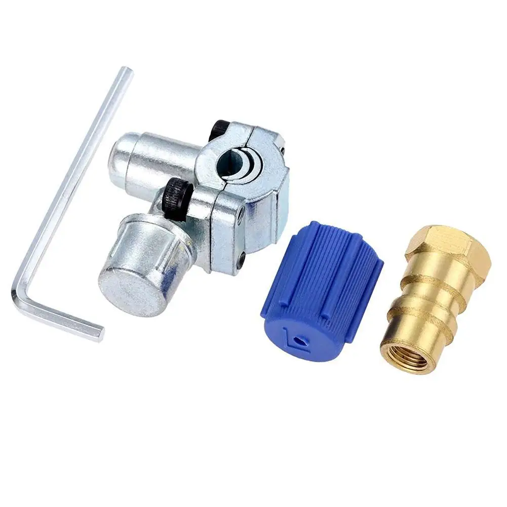 BPV-31 Kappe Ventil Kit Zubehör BPV31 BPV31D Mit Staub Kappe Zink-legierung Piercing Tap Für Kältemittel Ac Teile Befestigungs Werkzeuge
