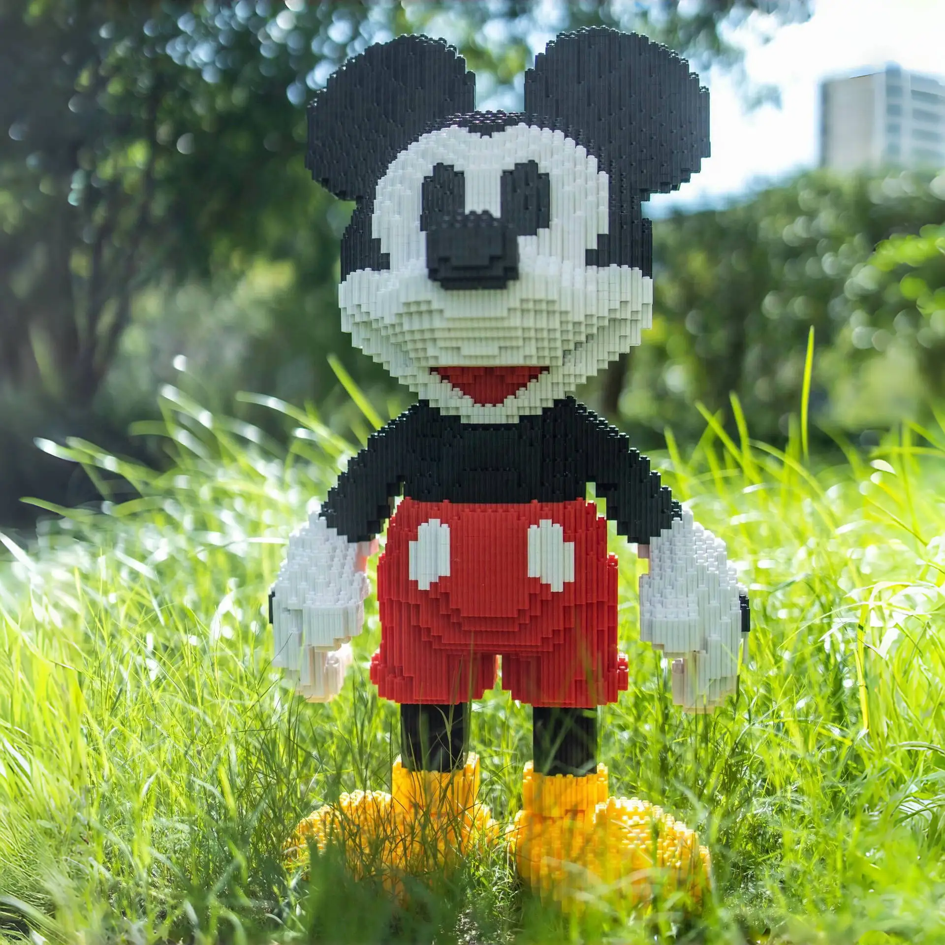 

Hot-selling Trend Mickey Assembling Building Blocks Creative Fun Personality Puzzle Decoration 3D Three-dimensional Model Gift