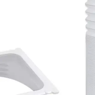 

For Midea Portable Air Conditioner Exhaust Hose Connector Kit 15cm Interface Adapter Extendable Pipe Replacement Part White