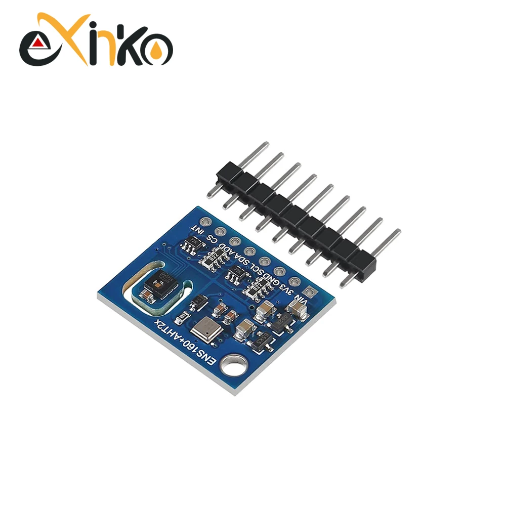 1-10pcs ENS160+AHT21 CARBON Dioxide CO2 eCO2 TVOC Air Quality And Temperature And Humidity Sensor Replace CCS811 For Arduino