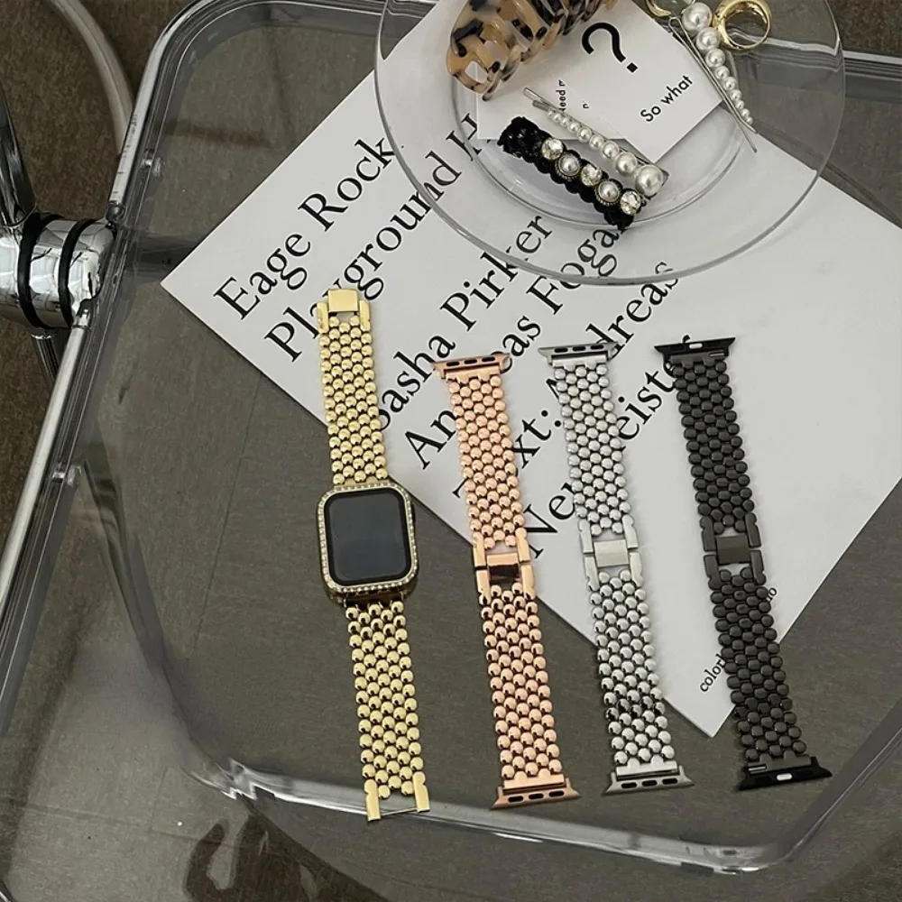 Stainless Steel Band Strap for Apple Watch 10 42mm 46mm 9 8 Ultra 2 49mm 7 41 45mm 6 SE 5 4 40 44 Wristband for iwatch baracelet image 3