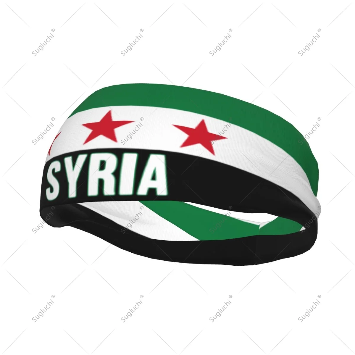 

Men Women Syria Flag 2024 1932 1963 Elastic Wide Headbands For Yoga Fitness Tennis Running Gym Sports