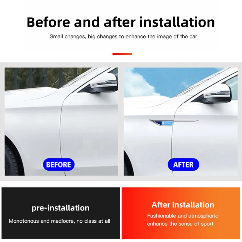 2 قطعة سيارة درابزين شارة معدنية ملصق الشارات الزخرفية لموريس المرآب MG ZS 5 7 6 Cyberster MG4 EV ES5 HS واحد GT GS MG3 EZS