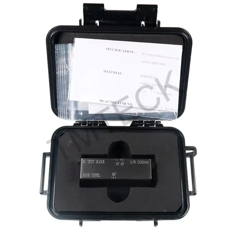 Ultrasonic Calibration Block 1018 Steel Inch Test Block AWS Type SC for Ultrasonic Flaw Detection